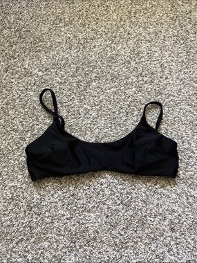 aerie Black Scoop Bralette
